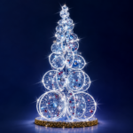 Svetelný dizajnový strom 3D – SB, 180 × 540 cm